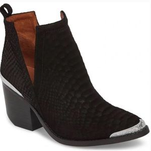 Jeffrey Campbell Black Cromwell Booties